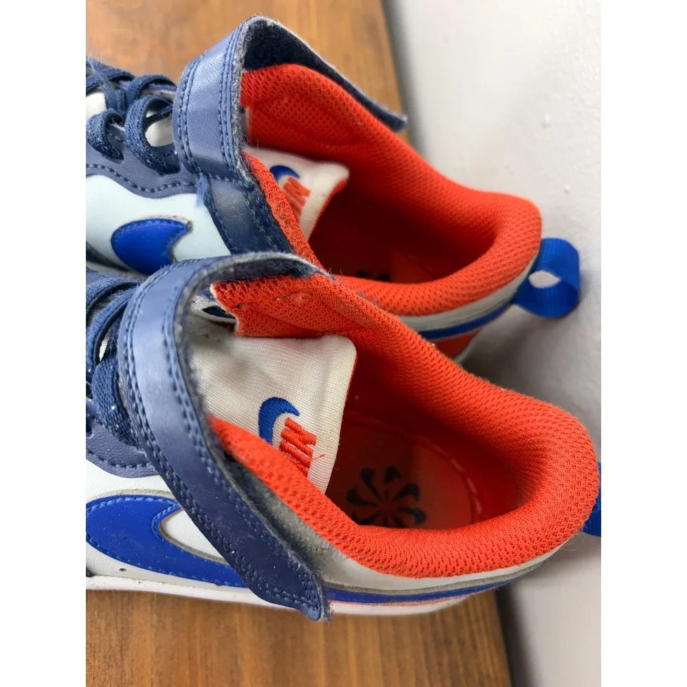 Nike Court Borough Low 2 Kids Midnight Navy University Red DV5457-401 Size 1Y